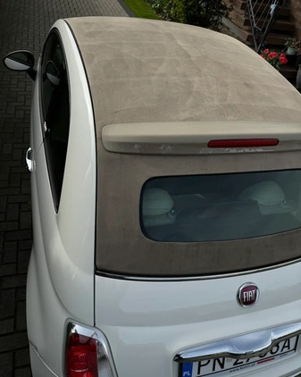 Fiat 500 cena 24300 przebieg: 126000, rok produkcji 2013 z Konin małe 596